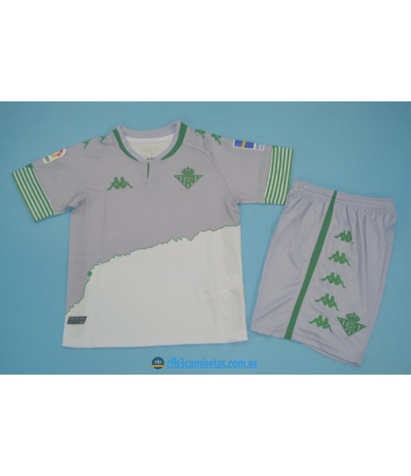 CFB3-Camisetas Betis 3a equipación 2020/21 - niÑos