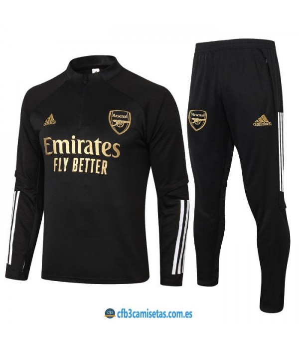 CFB3-Camisetas Chándal arsenal 2020/21 - black 2