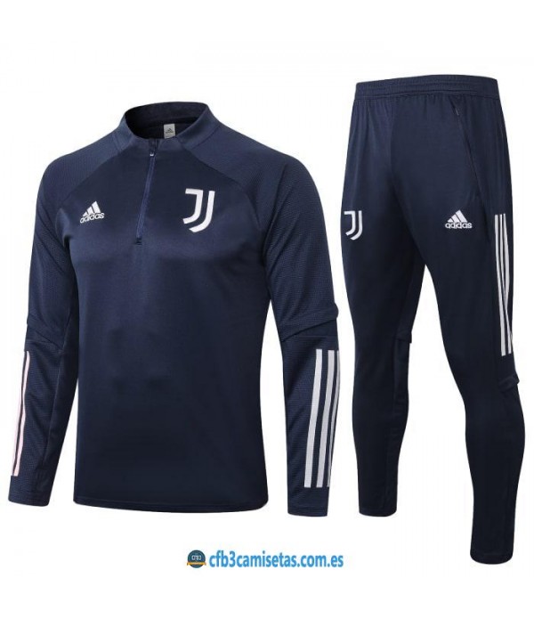 CFB3-Camisetas Chándal juventus 2020/21 negro 2 - niÑos