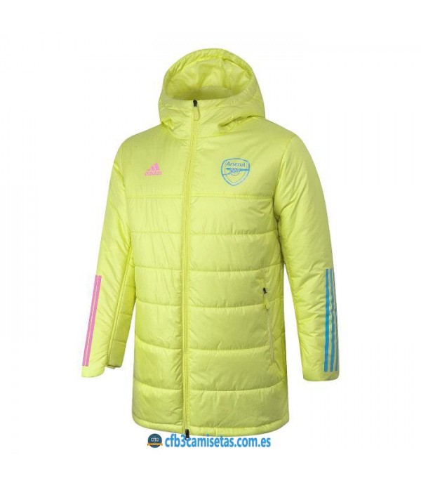 CFB3-Camisetas Chaqueta acolchada arsenal 2020/21 - amarilla