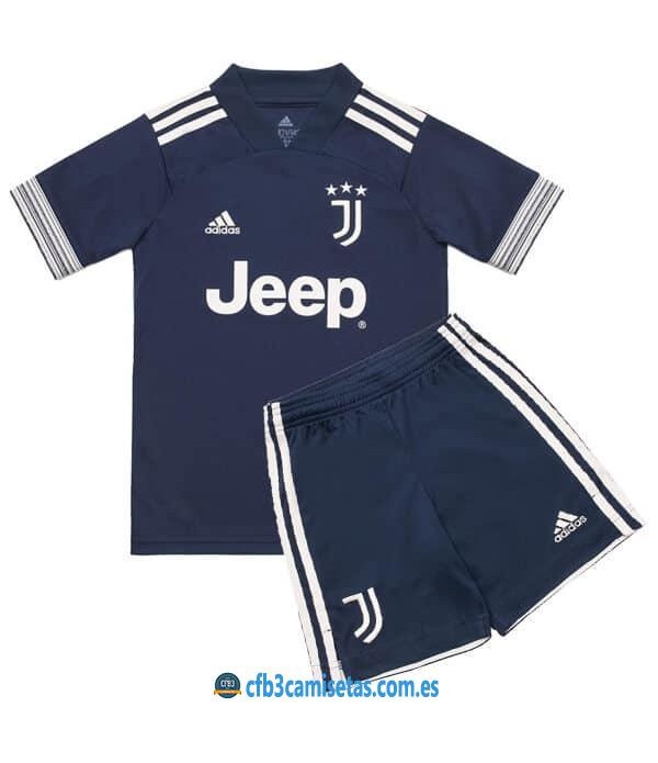 CFB3-Camisetas Juventus 2a equipación 2020/21 - niÑos