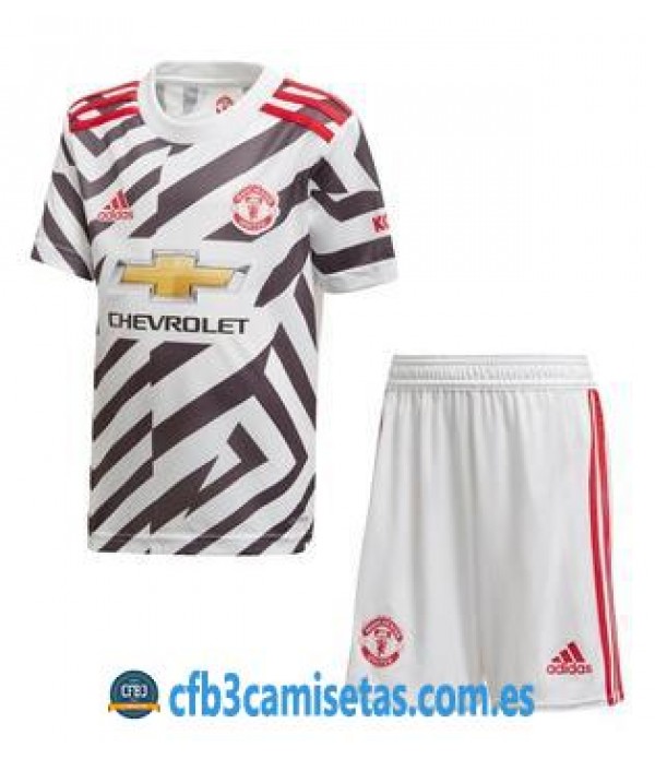 CFB3-Camisetas Manchester united 3a equipación 2020/21 - niÑos