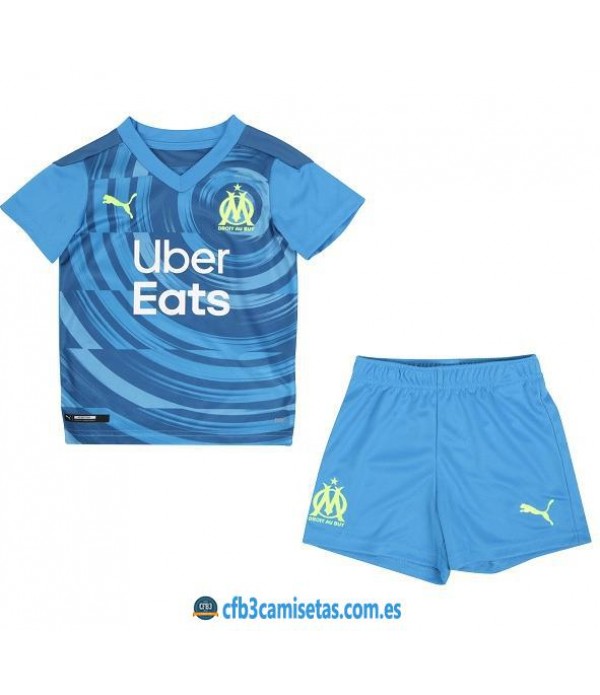 CFB3-Camisetas Olympique marsella 3a equipación 2020/21 - niÑos