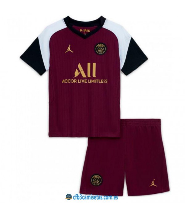 CFB3-Camisetas Psg 3a equipación 2020/21 - niÑos