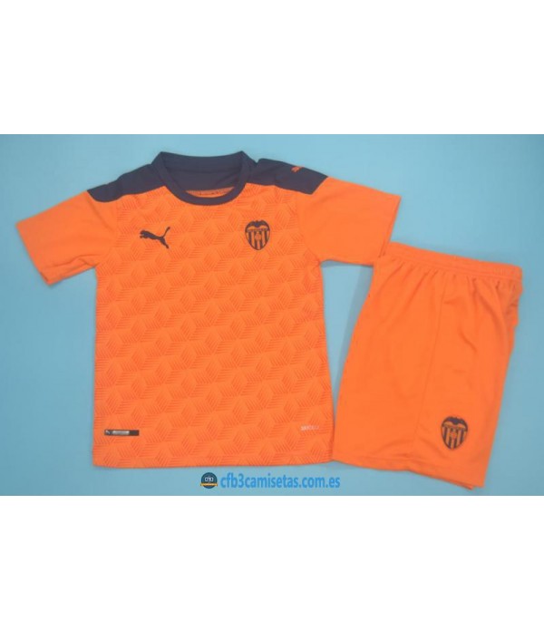 CFB3-Camisetas Valencia 2a equipación 2020/21 - niÑos