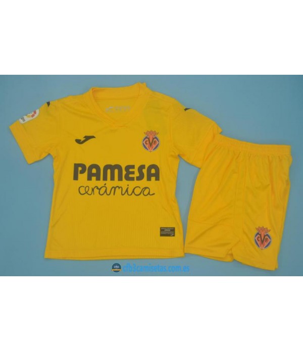 CFB3-Camisetas Villarreal 1a equipación 2020/21 - niÑos