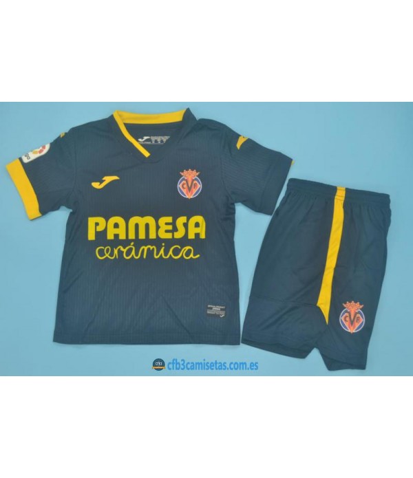 CFB3-Camisetas Villarreal 2a equipación 2020/21 - niÑos