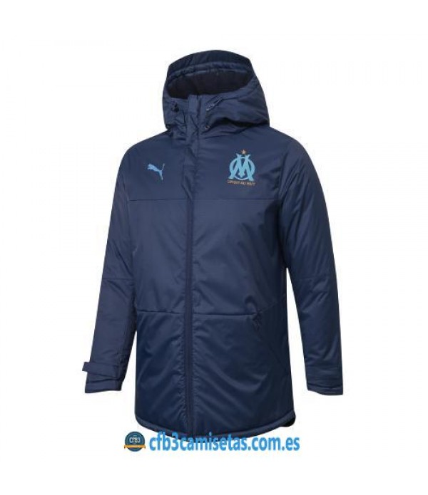 CFB3-Camisetas Chaqueta acolchada olympique marsella 2020/21 - blue