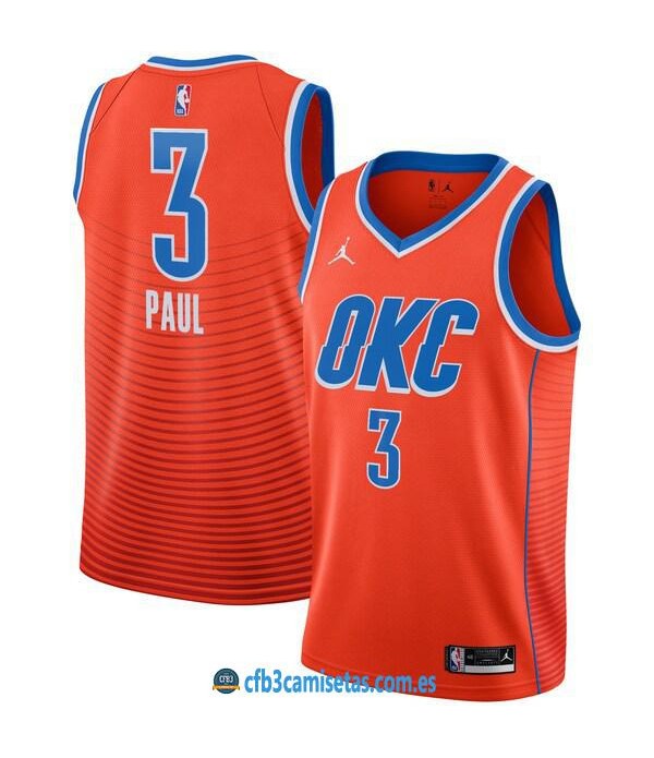 CFB3-Camisetas Chris paul oklahoma city thunder 2019/20 - statement