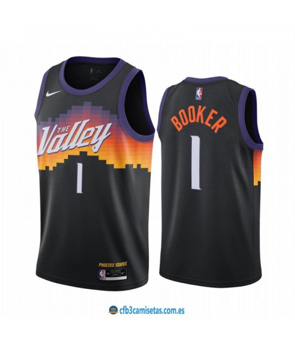 CFB3-Camisetas Devin booker phoenix suns 2020/21 - city edition