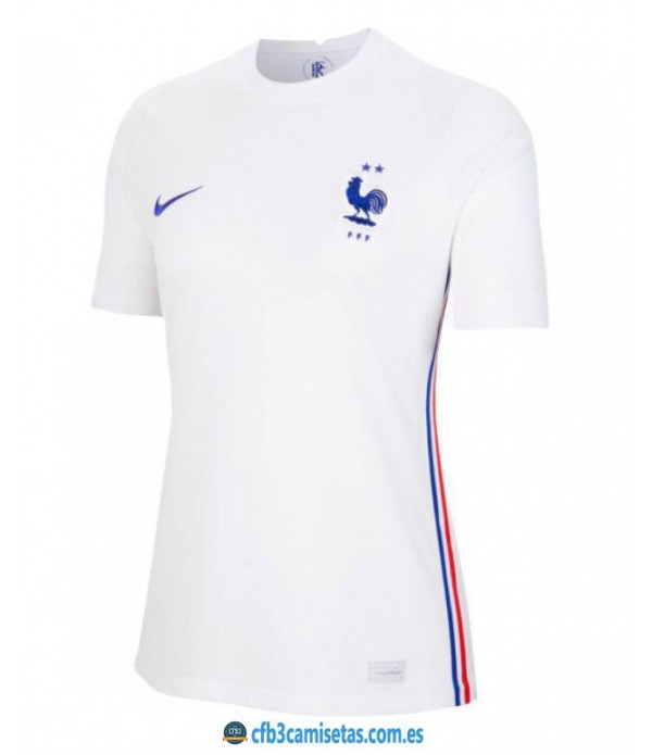 CFB3-Camisetas Francia 2a equipación 2020/21 - mujer