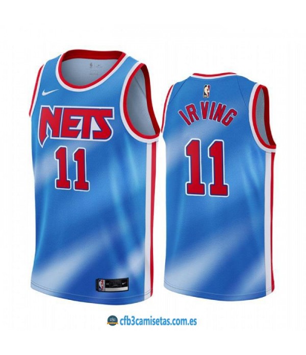 CFB3-Camisetas Kyrie irving brooklyn nets 2020/21 - classic