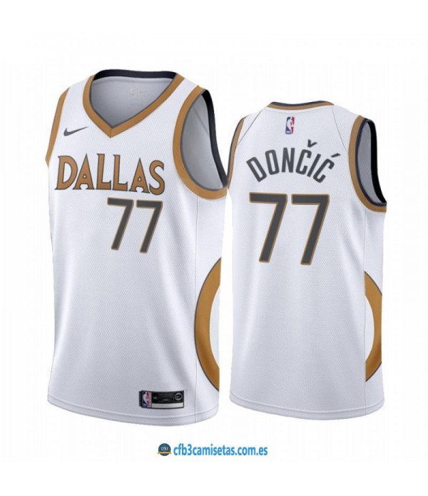 CFB3-Camisetas Luka doncic dallas mavericks 2020/21 - city edition