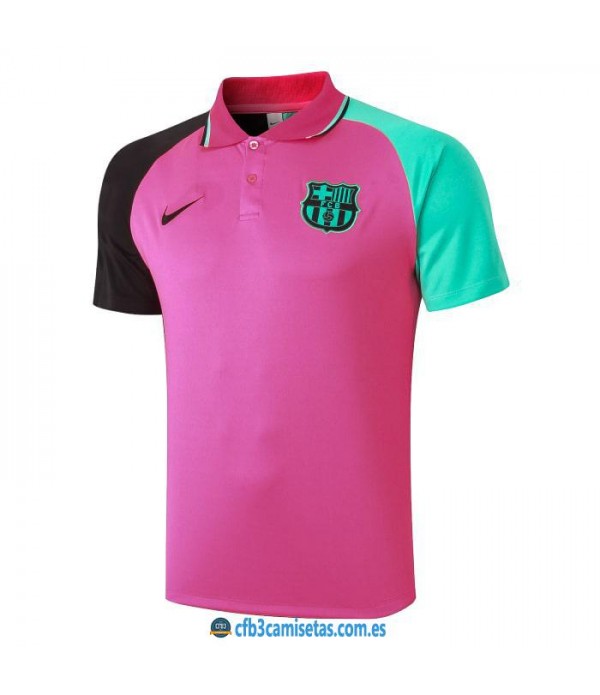 CFB3-Camisetas Polo fc barcelona 2020/21 - rosa