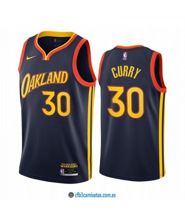 CFB3-Camisetas Stephen curry golden state warriors 2020/21 - city edition
