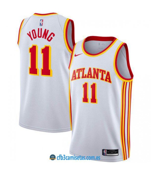 CFB3-Camisetas Trae young atlanta hawks 2020/21 - association