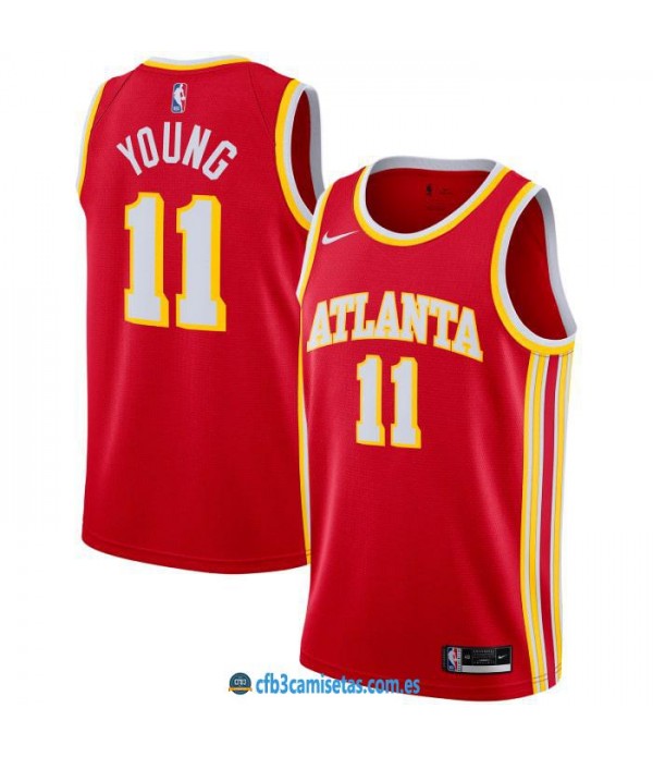 CFB3-Camisetas Trae young atlanta hawks 2020/21 - icon