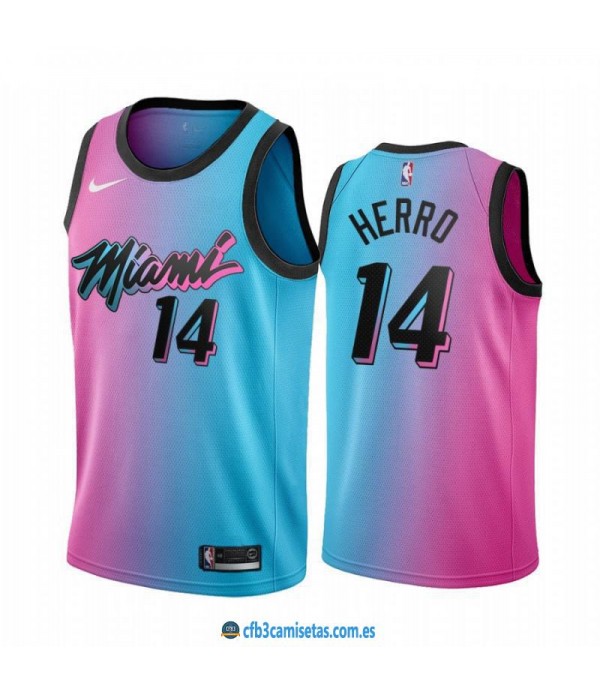 CFB3-Camisetas Tyler herro miami heat 2020/21 - city edition