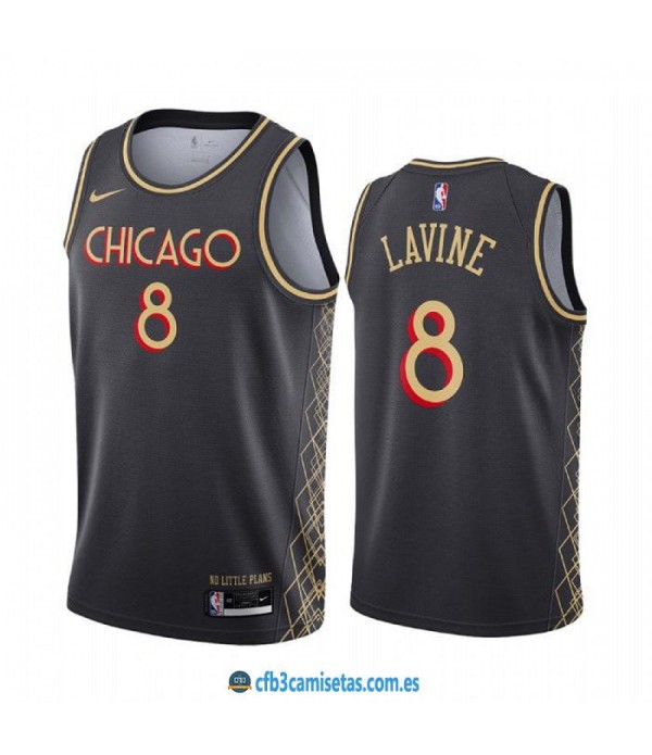 CFB3-Camisetas Zach lavine chicago bulls 2020/21 - city edition