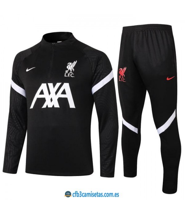 CFB3-Camisetas Chándal liverpool 2020/21 black