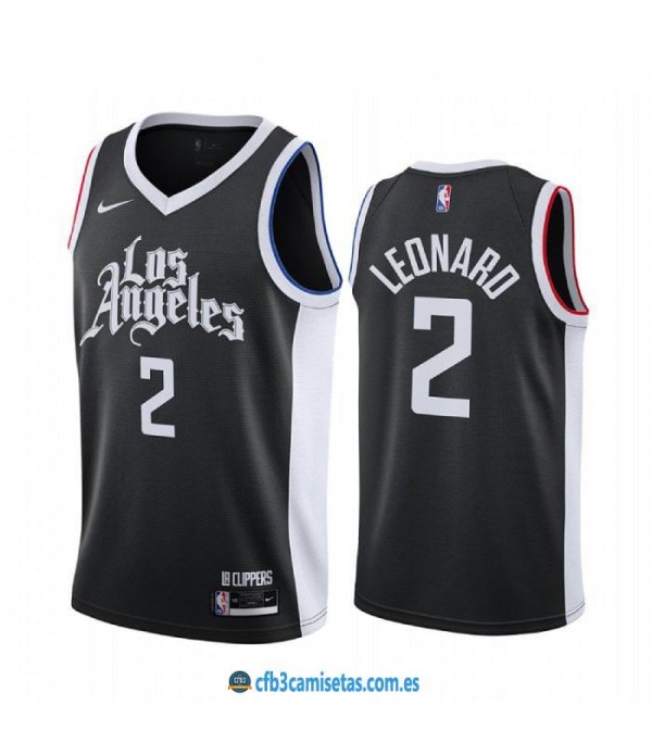 CFB3-Camisetas Kawhi leonard los angeles clippers 2020/21 - city edition