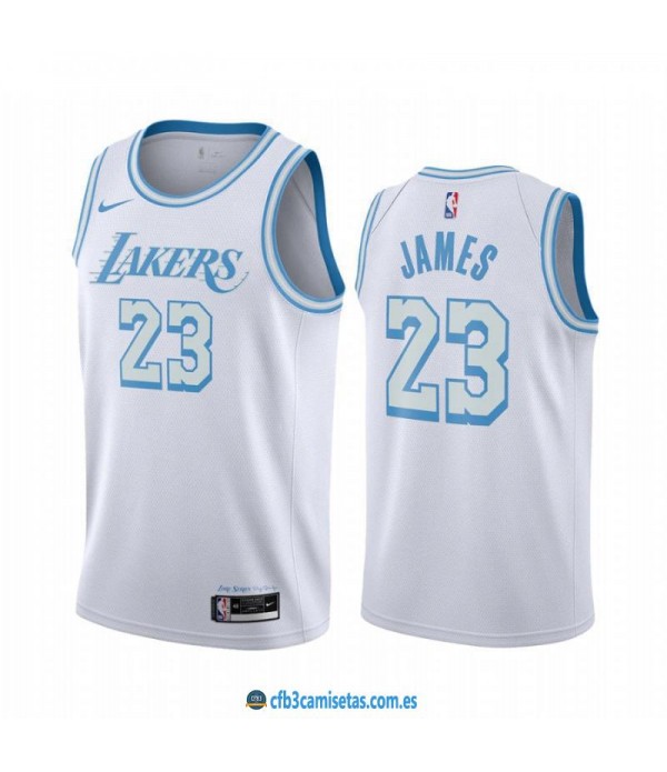 CFB3-Camisetas Lebron james los angeles lakers 2020/21 - city edition