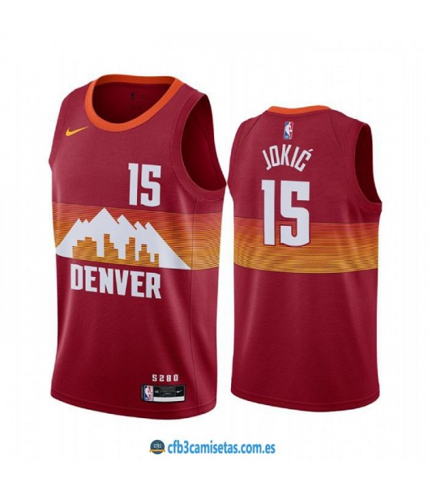 CFB3-Camisetas Nikola jokic denver nuggets 2020/21 - city edition