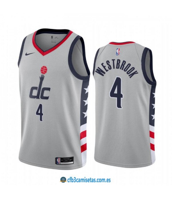 CFB3-Camisetas Russell westbrook washington wizards 2020/21 - city edition