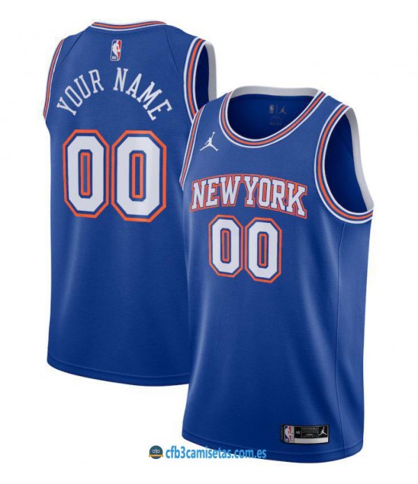 CFB3-Camisetas Custom new york knicks 2020/21 - statement