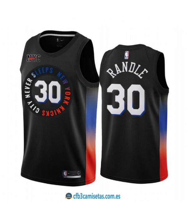 CFB3-Camisetas Julius randle new york knicks 2020/21 - city edition