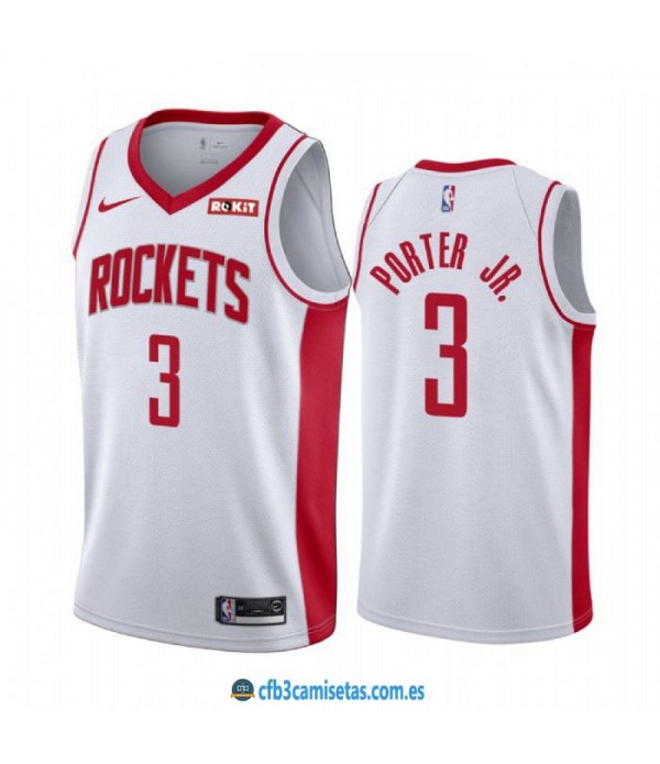 CFB3-Camisetas Kevin porter jr. houston rockets 2020/21 - association