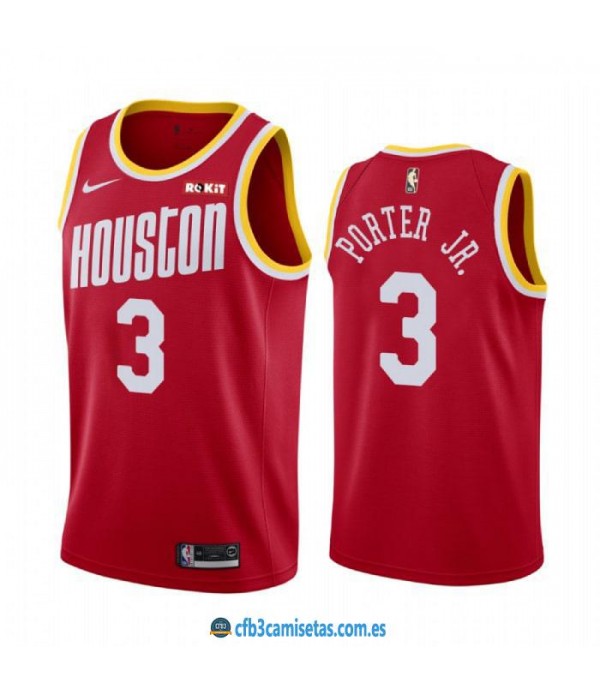 CFB3-Camisetas Kevin porter jr. houston rockets 2020/21 - classic