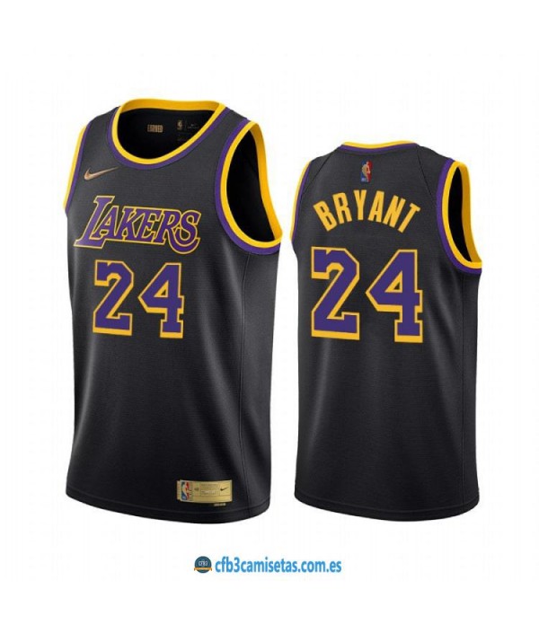 CFB3-Camisetas Kobe bryant los angeles lakers 2020/21 - earned edition