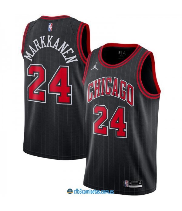 CFB3-Camisetas Lauri markkanen chicago bulls 2020/21 - statement