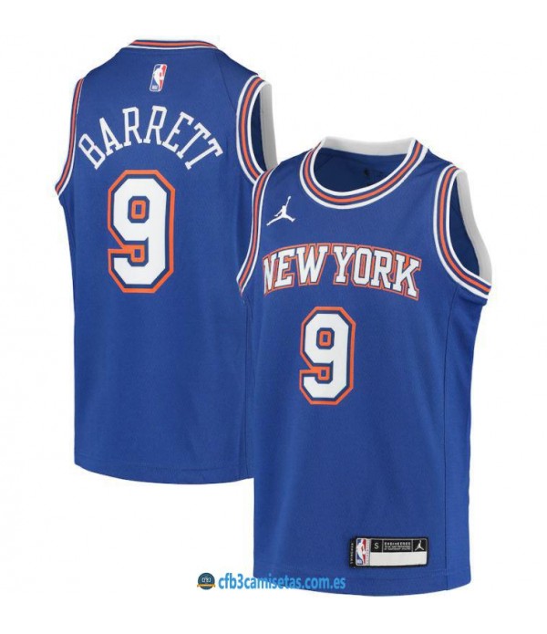 CFB3-Camisetas Rj barrett new york knicks 2020/21 - statement