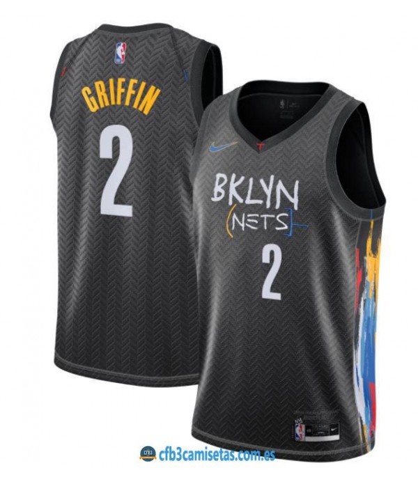 CFB3-Camisetas Blake griffin brooklyn nets 2020/21 - city edition