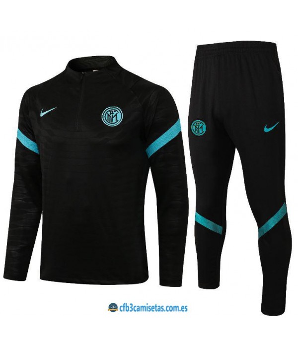 CFB3-Camisetas Chándal inter milán 2021/22 negro