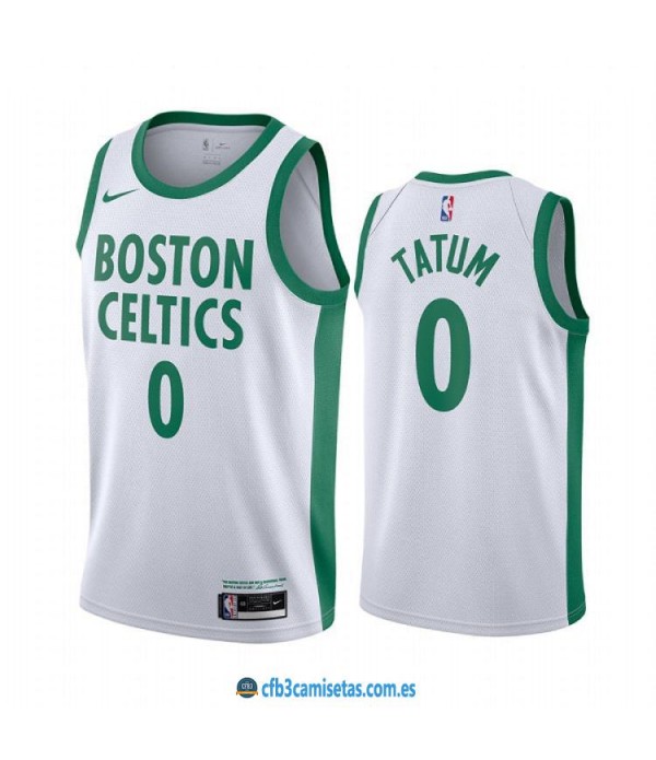 CFB3-Camisetas Jayson tatum boston celtics 2020/21 - city edition