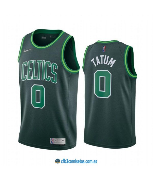 CFB3-Camisetas Jayson tatum boston celtics 2020/21 - earned edition