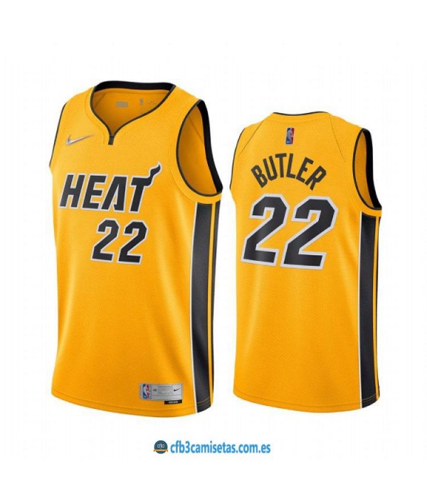 CFB3-Camisetas Jimmy butler miami heat 2020/21 - earned edition