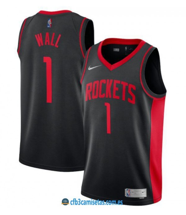 CFB3-Camisetas John wall houston rockets 2020/21 - earned edition