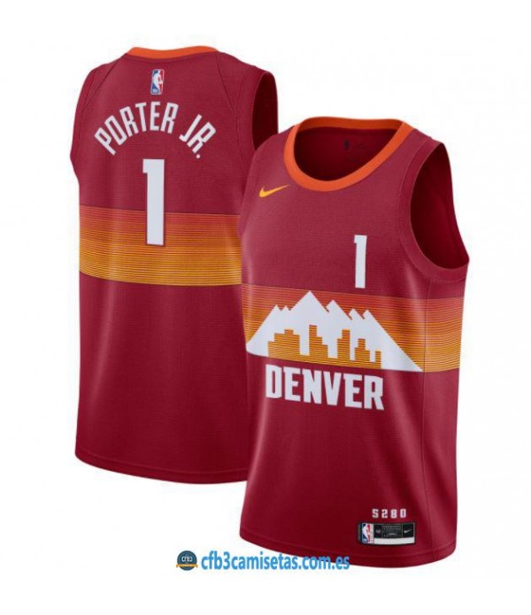 CFB3-Camisetas Michael porter jr. denver nuggets 2020/21 - city edition