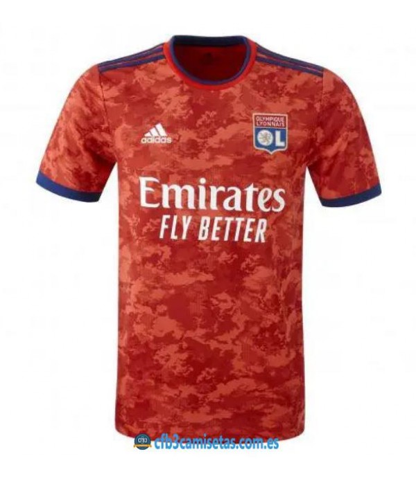 CFB3-Camisetas Olympique lyon 2a equipación 2021/22