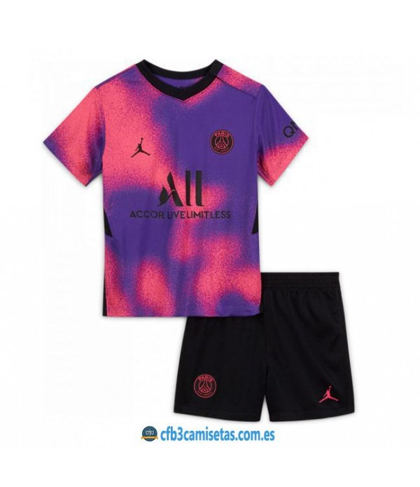 CFB3-Camisetas Psg 4a equipación 2020/21 - niÑos