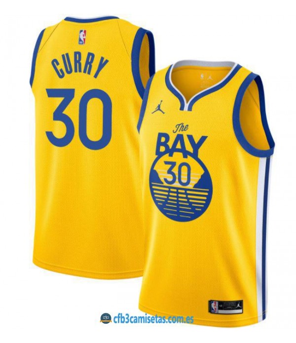 CFB3-Camisetas Stephen curry golden state warriors 2020/21 - statement