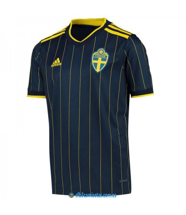 CFB3-Camisetas Suecia 2a equipación 2021