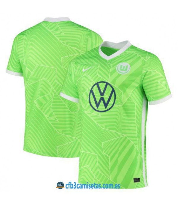 CFB3-Camisetas Vfl wolfsburg 1a equipación 2021/22