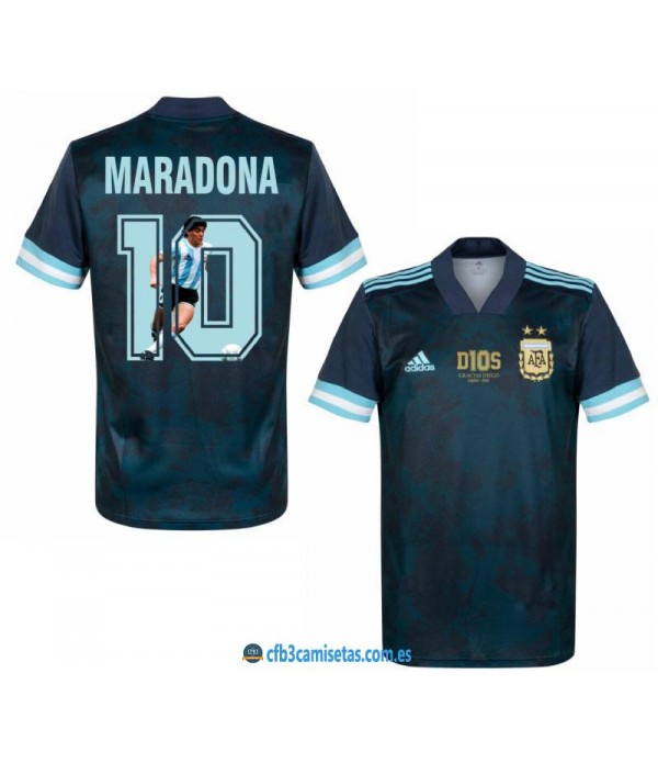 CFB3-Camisetas Argentina 2a equipación 20/21 - gracias diego