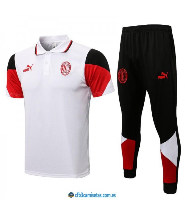 CFB3-Camisetas Polo pantalones ac milan 2021/22