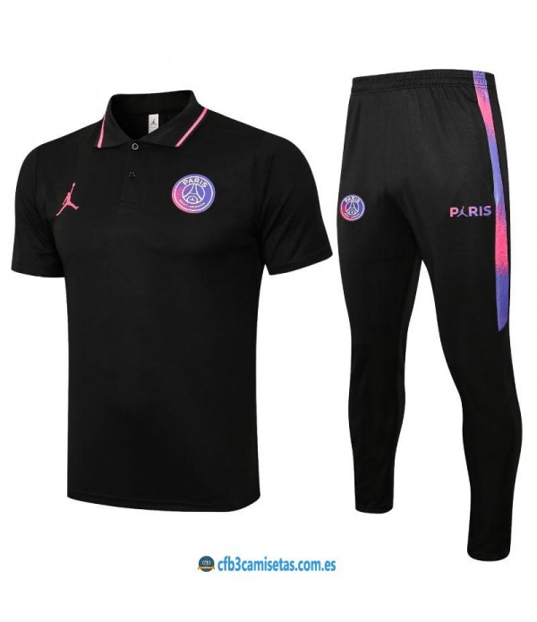 CFB3-Camisetas Polo pantalones psg 2021/22 - black